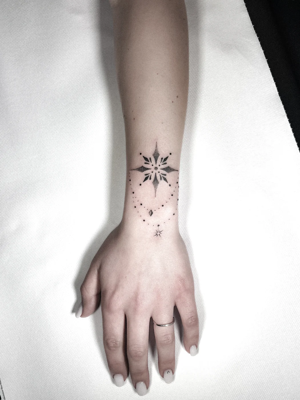 Tatuaggio stile Linea Fine